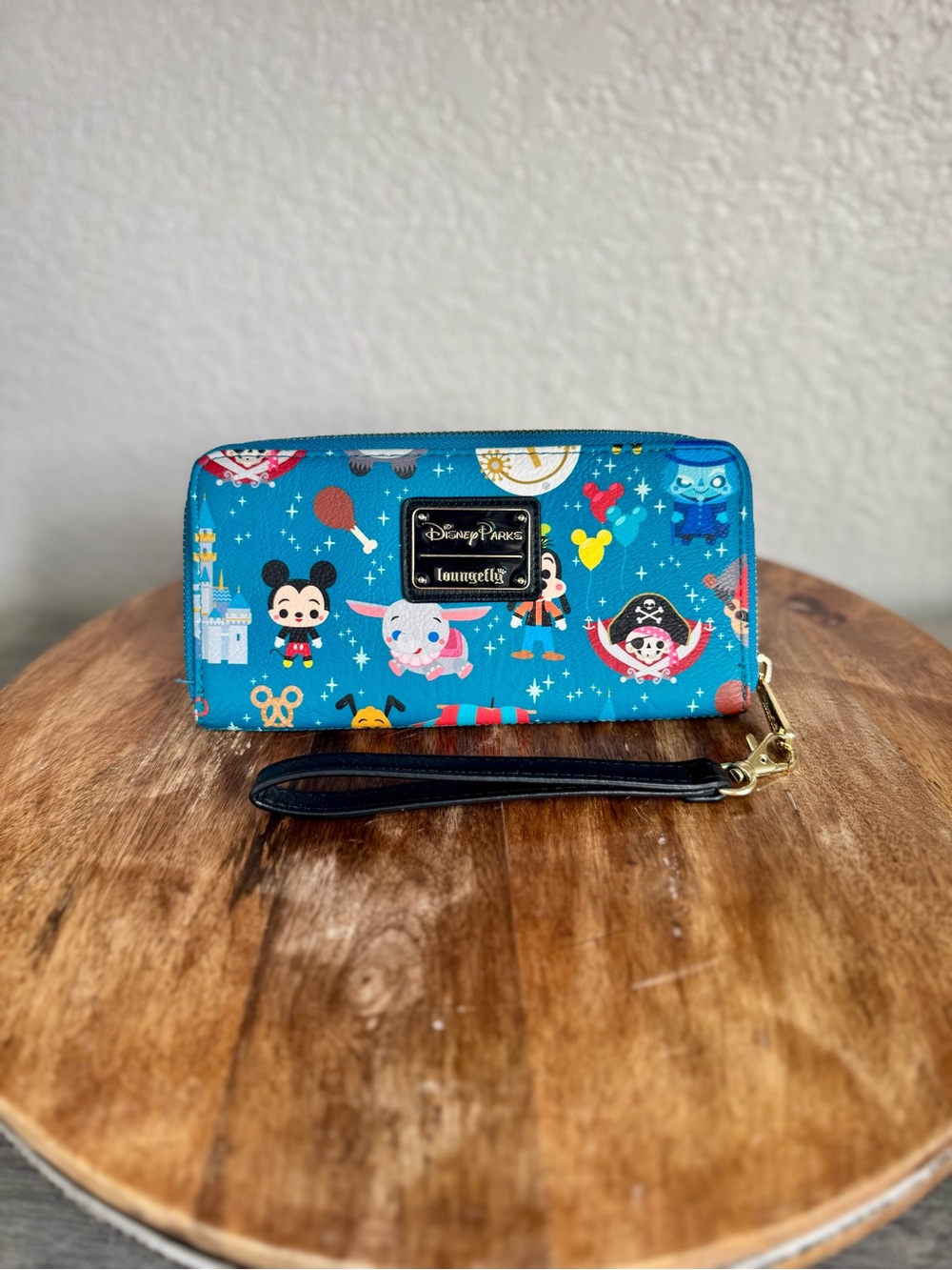 Loungefly x Disney Parks Chibi Icons Zip-Around Wallet